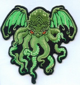 Cthulhu Embroidered Patch made by Stadri Emblems for Miss Monster