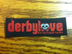 Derbylove Woven Label