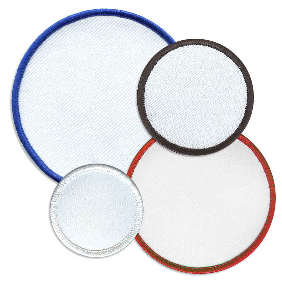 40 Pieces Sublimation Patch Round Blank Patch Fabric Iron-on Blank Patch  Heat Transfer Repair Patch Sublimation Blank Fabric Repair Patch for  Clothes