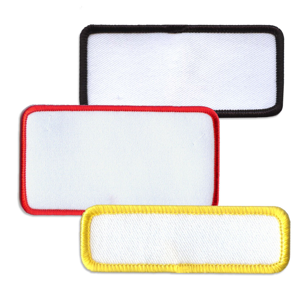 60 Pcs Sublimation Patch Blanks Fabric Iron on Patches MODANU Rectangle  Sublimation Blanks Iron-on Blank Patch Appliques Sticker for Hats Clothes  Backpack Carpet 