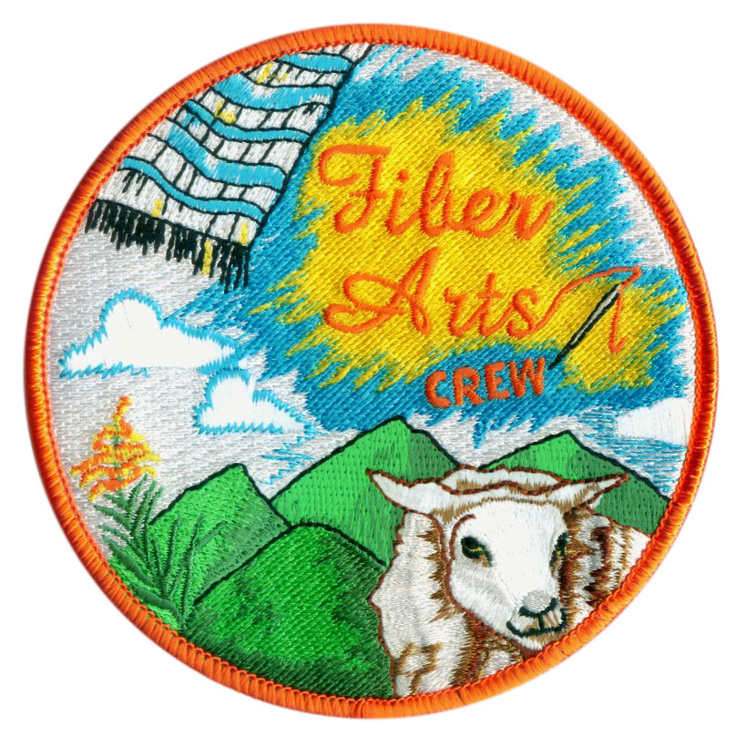 3.25 Inch Custom Embroidered Patch, 100 Patch Min